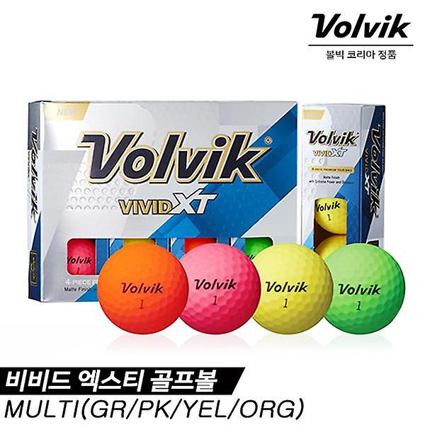  [볼빅정품] 2020 비비드 엑스티(VIVID XT) 골프볼/골프공[4PC][멀티컬러][남여공용]