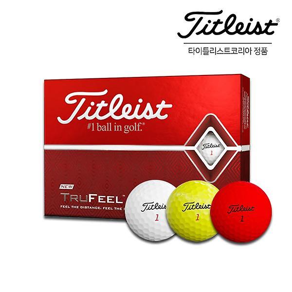  [아쿠쉬네트코리아 정품]타이틀리스트 트루필(TRUFEEL) 골프볼/골프공 [3COLOR][2피스/12알]