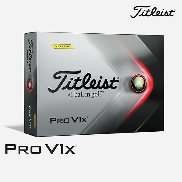  2021 타이틀리스트 NEW PRO V1x 골프볼 [우레탄커버][4피스/12알][2COLORS]