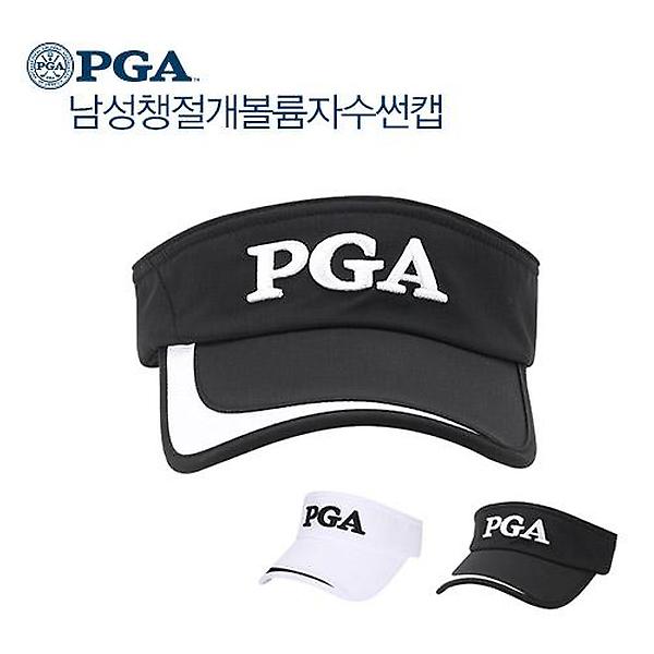  PGA 남성 챙 절개볼륨자수 썬캡 바이저 PG0MCP06