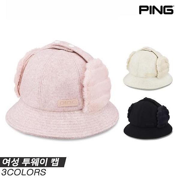  [삼양인터내셔널정품]2023 핑 여성 밍크퍼 버킷햇(WOMAN MINK FUR BUCKET HAT) 골프모자[3COLORS][여성용]