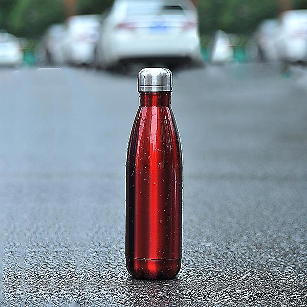  500ml 스텔라 진공 보온병(레드)/보온보냉 스텐보온병