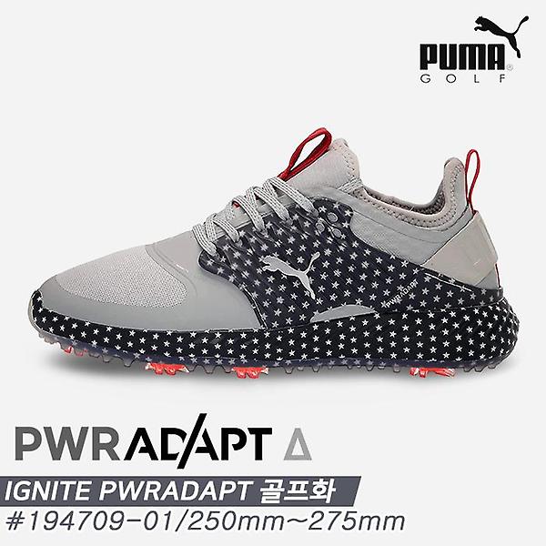  [푸마정품]2021 푸마 이그나이트 파워어댑트(IGNITE PWR-ADAPT) 골프화[194709-01][남성용][리스-네이비]