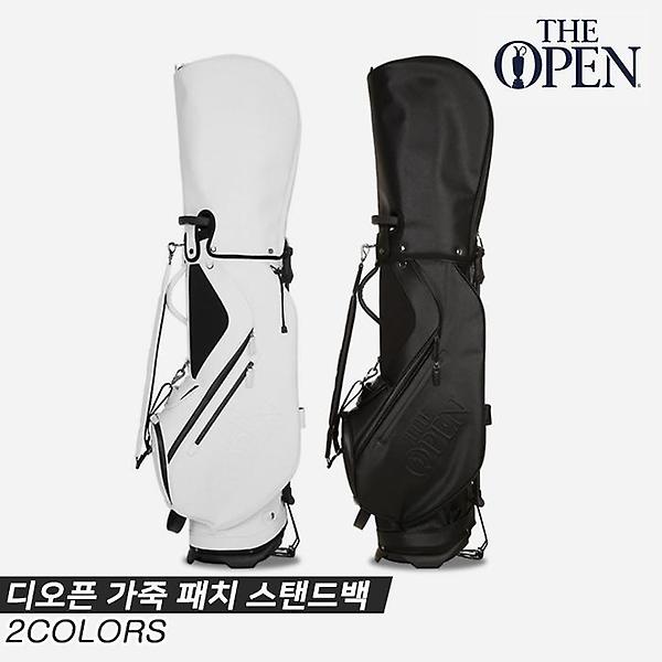  [디오픈정품]2021 디오픈(THE OPEN) 가죽 패치 스탠드백[2COLORS][남성용][RMADK9891]