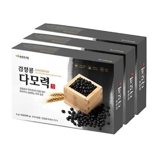  푸른친구들 검정콩 다모력 3박스 (4g x 135포) 맥주효모 비오틴 발효식품