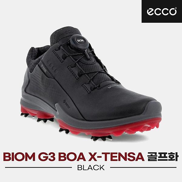  [에코코리아정품]2022 에코 바이옴 G3 보아 X-TENSA 골프화[131834-01001][블랙][남성용]