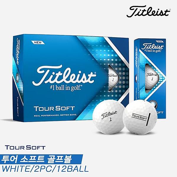  [아쿠쉬네트코리아정품]2022 타이틀리스트 투어 소프트(TOUR SOFT) 골프볼/골프공[화이트][2피스/12알]