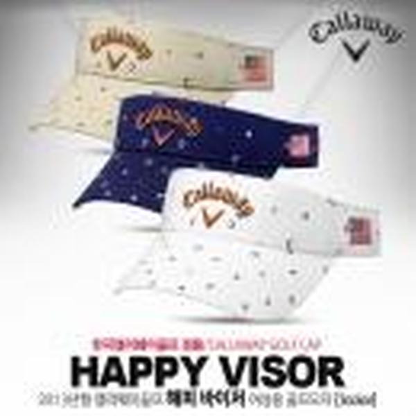  캘러웨이 HAPPY VISOR (해피 바이저) 골프모자 [3color] [여성용]