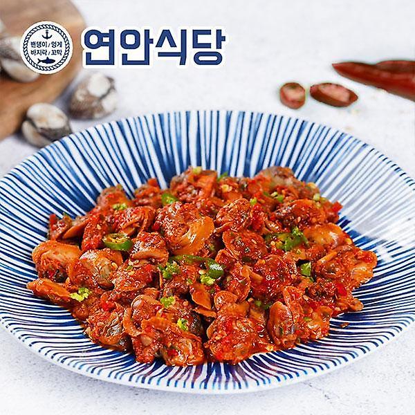  [연안식당] 국내산 새꼬막! 매콤 꼬막장 150g×2입