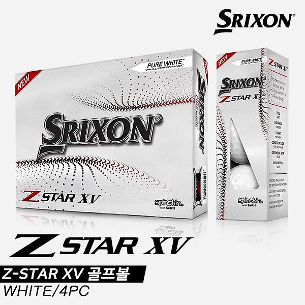  [던롭스포츠코리아정품]2021 스릭슨 Z-STAR XV 골프볼/골프공[4피스/1더즌][화이트][남여공용]