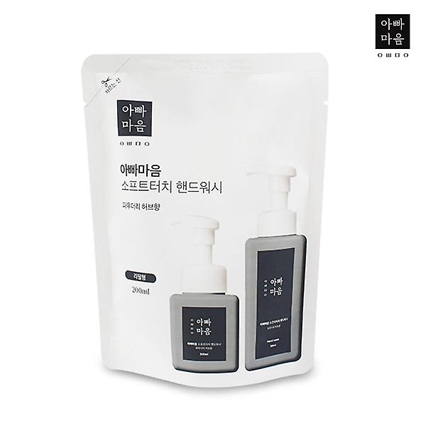  아빠마음 핸드워시 버블 손세정제 200ml 리필형 단품