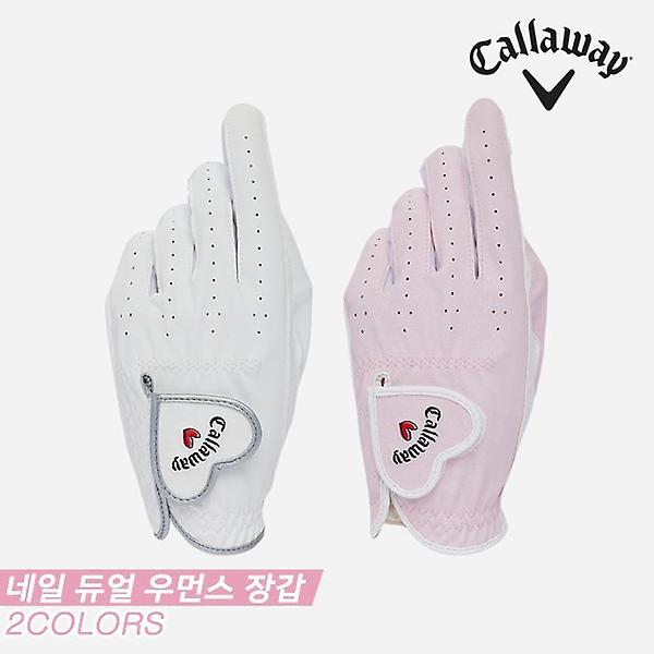  [캘러웨이코리아정품]2023 캘러웨이 네일 듀얼 우먼스(NAIL DUAL WOMENS) 합피 골프장갑[2COLORS][여성용]