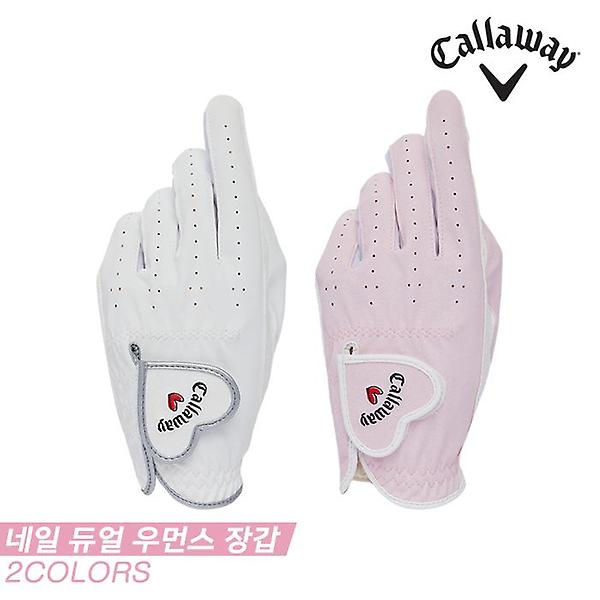  [캘러웨이코리아정품]2023 캘러웨이 네일 듀얼 우먼스(NAIL DUAL WOMENS) 합피 골프장갑[2COLORS][여성용]