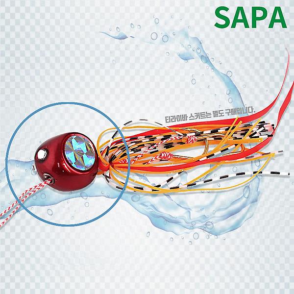  싸파 유동식 타이라바 헤드 80g/참돔 돔 광어 우럭 바다낚시 선상낚시