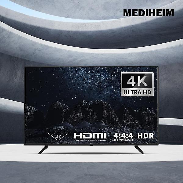   메디하임 65인치 UHD TV 정품패널 1등급 티비 X6500UHD Z HDR