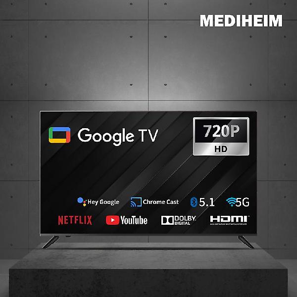 [메디하임/MDHM0001]  메디하임 구글 32인치 FHD TV 정품패널 1등급 티비 LE-321HSGA 블랙 스마트TV