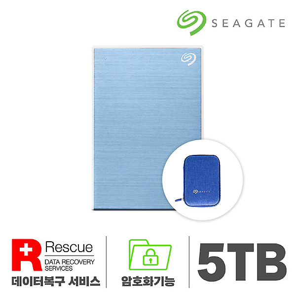  씨게이트 One Touch HDD 외장하드 5TB 블루