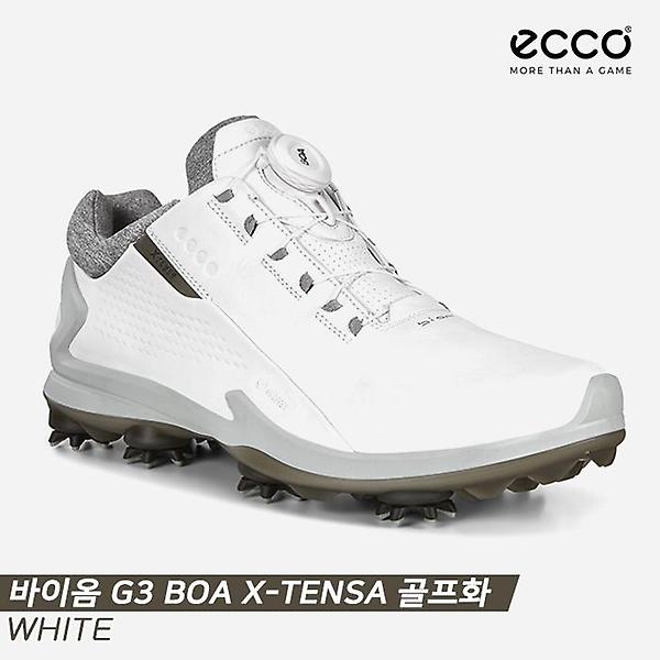  [에코코리아정품]2022 에코 바이옴 G3 보아 X-TENSA 골프화 [131834-01007][화이트][남성용]