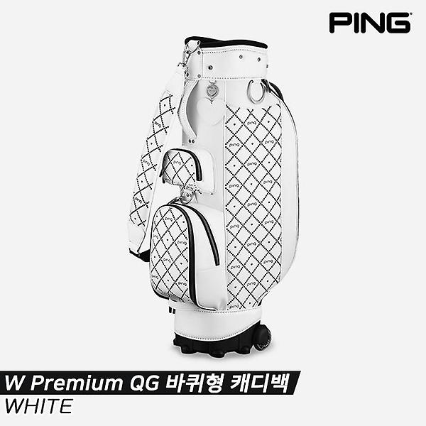  [삼양인터내셔널정품]2023 핑 W PREMIUM QG 바퀴형 캐디백[화이트][여성용]