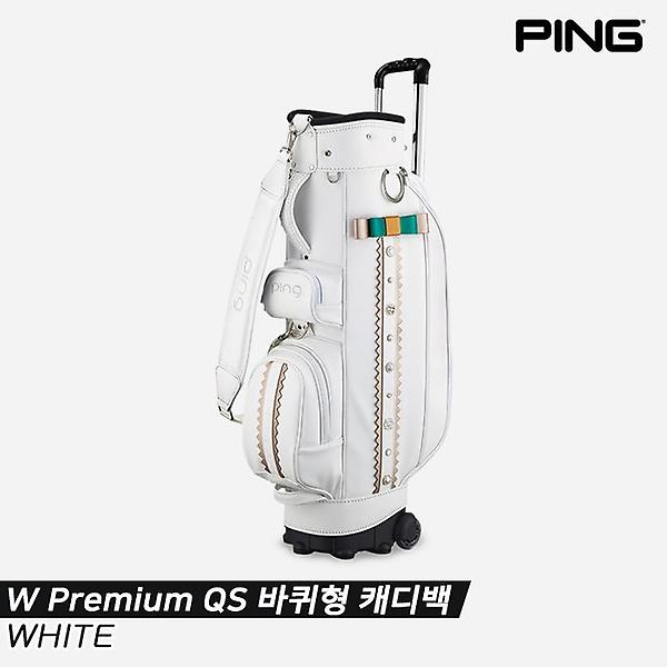  [삼양인터내셔널정품]2023 핑 W PREMIUM QS 바퀴형 캐디백[화이트][여성용]