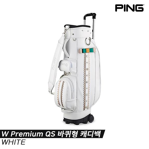  [삼양인터내셔널정품]2023 핑 W PREMIUM QS 바퀴형 캐디백[화이트][여성용]