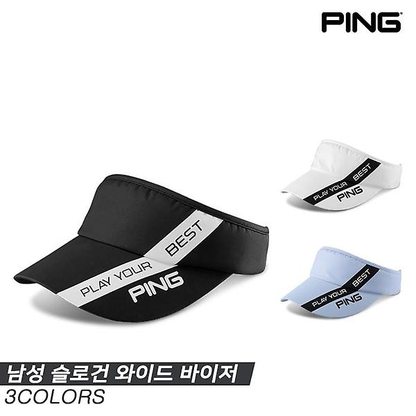  [삼양인터내셔널정품]2023 핑 남성 슬로건 와이드(SLOGAN WIDE) 골프모자/바이저[3COLORS][남성용]