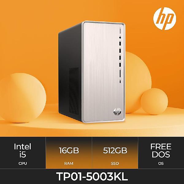  HP 공식 인증 데스크탑 TP01-5003KL 인텔 14세대 i5/16GB(추가슬롯)/512GB/500W/블루투스4.2/WiFi 7