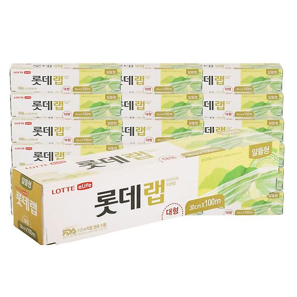  롯데 PVC 위생랩 30cmX100m 20개입 BOX 주방랩 포장랩