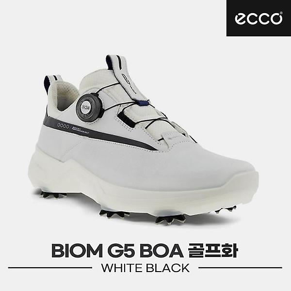  [에코코리아정품]2023 에코 바이옴 G5(BIOM) 보아 골프화[화이트&블랙][152304-51227][남성용]