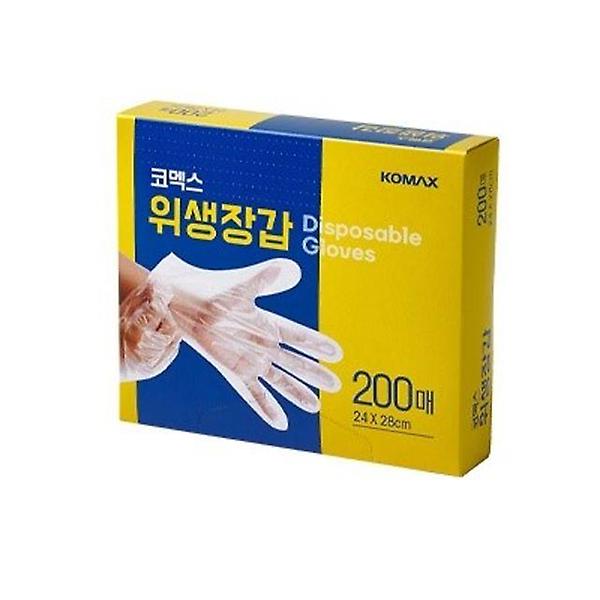  코맥스 주방 식당 위생장갑 일회용 비닐장갑 200매