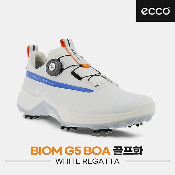  [에코코리아정품]2023 에코 바이옴 G5(BIOM) 보아 골프화[화이트&레가타][152304-60356][남성용]