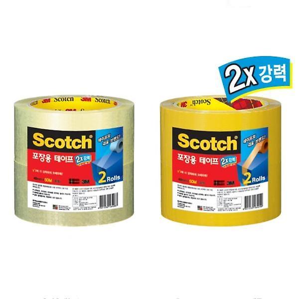  3M 스카치포장용 테이프 3615-2 투명 48mmx50Mx2롤