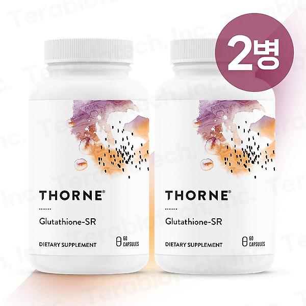  Thorne 쏜리서치 Glutathione-SR 글루타치온 60캡슐 2병